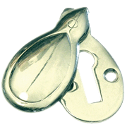 Art Nouveau escutcheon Nickel.